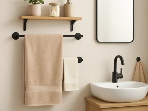Beste handdoekrekken voor kleine badkamers