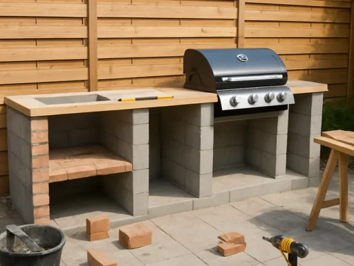 Hoe je een buitenkeuken stap voor stap opbouwt