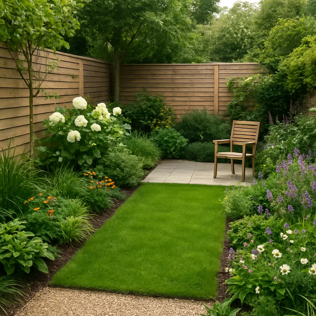 Hoe je een kleine tuin groter laat lijken