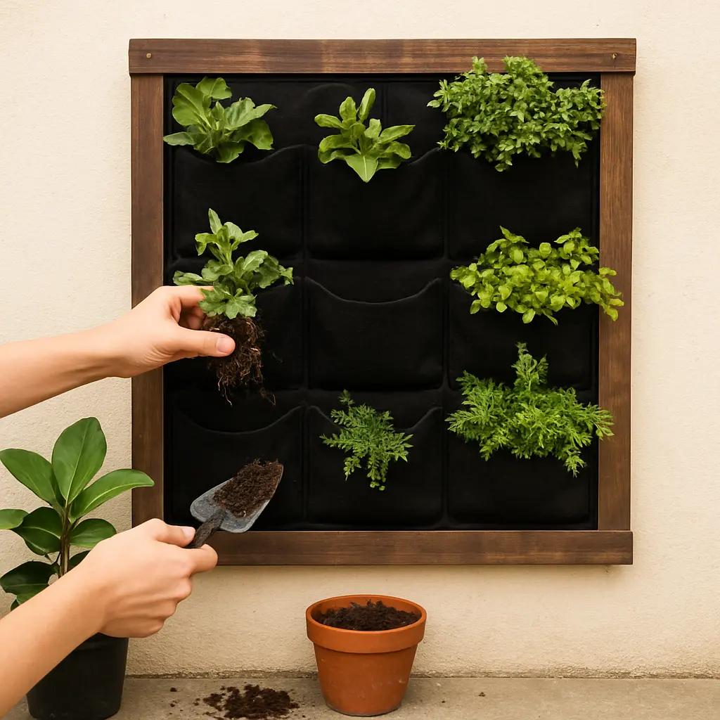 Hoe je een verticale plantmuur maakt