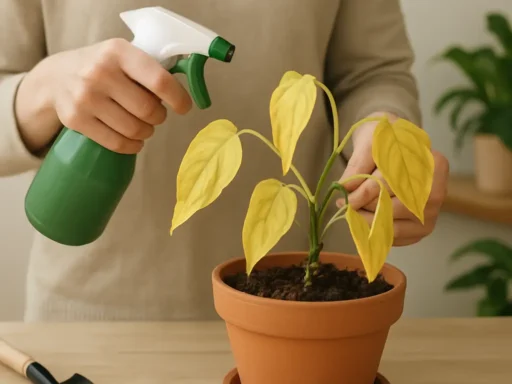 Hoe je planten redt die geel worden