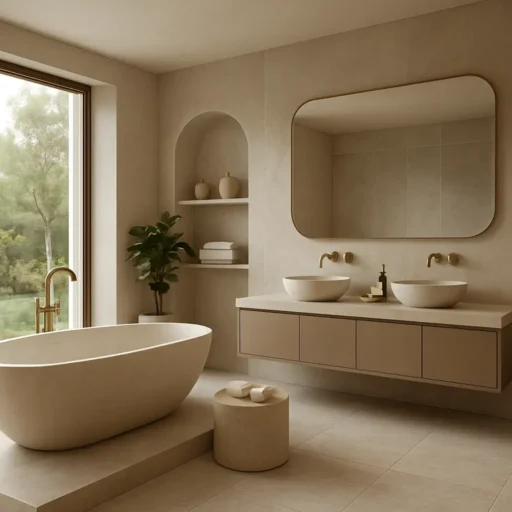Inspiratie voor een luxe spa badkamer