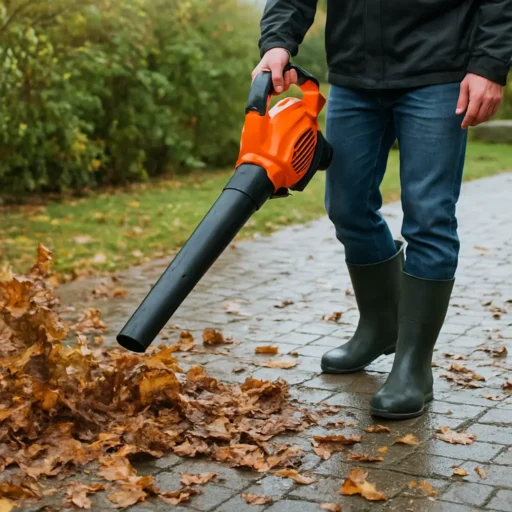 Welke bladblazer het beste werkt voor natte bladeren