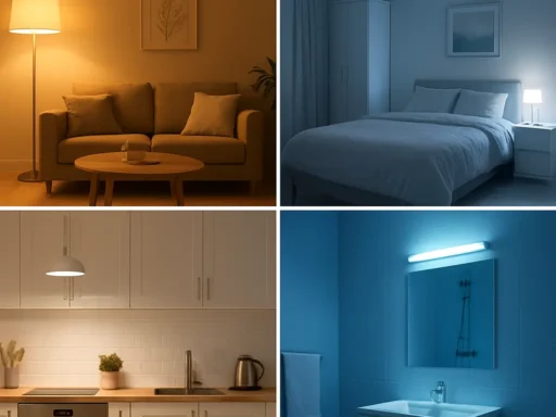 Welke lichtkleur je kiest voor elke kamer