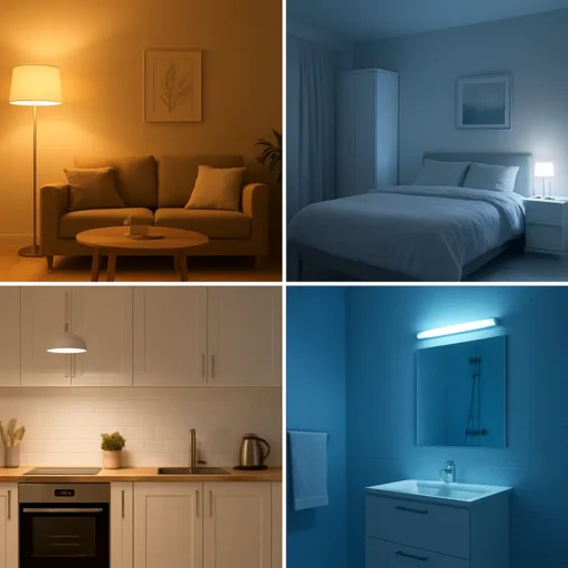 Welke lichtkleur je kiest voor elke kamer