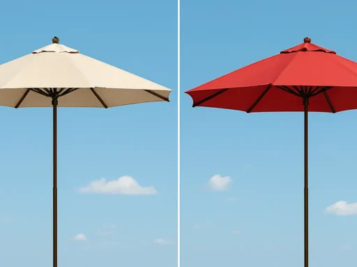 Welke parasol je nodig hebt voor maximale schaduw