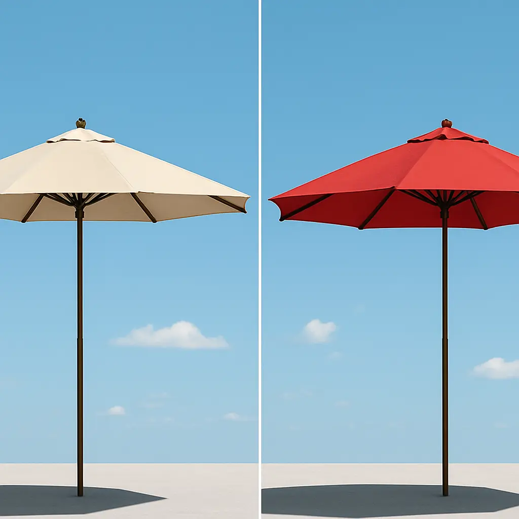 Welke parasol je nodig hebt voor maximale schaduw